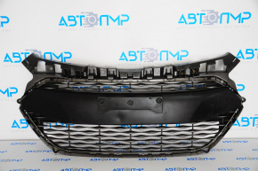 Hyundai Sonata 11-13 hybrid front bumper lower grille