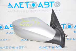 Side mirror right complete Hyundai Sonata 11-14 5 pins, heated, gray