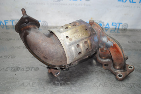 Exhaust manifold with catalytic converter for Hyundai Sonata 15-19 2.4, rusty