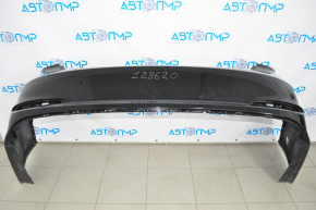 Rear bumper bare Hyundai Sonata 15-17 usa black