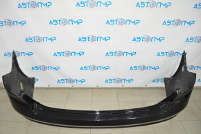 Rear bumper bare Hyundai Sonata 15-17 usa black