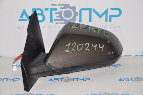 Left side mirror complete Hyundai Sonata 15-17 usa 5 pins, graphite