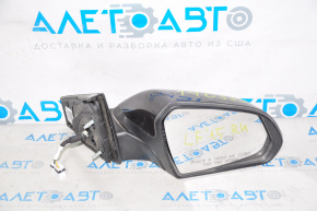 Side mirror right complete Hyundai Sonata 15-17 5 pins, brown