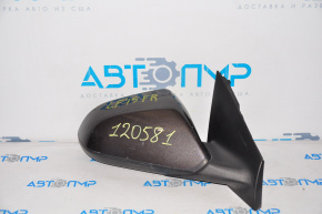 Side mirror right complete Hyundai Sonata 15-17 5 pins, brown