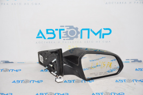 Side mirror right complete Hyundai Sonata 15-17 5 pins, brown