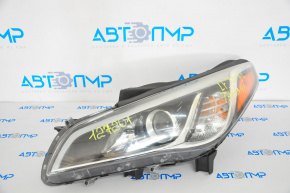 Headlight front left Hyundai Sonata 15-17 usa halogen