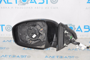 Side mirror left Infiniti JX35 QX60 13-15 prerest 16 pins, camera, graphite, without element