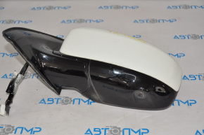 Left side mirror complete Infiniti JX35 QX60 13-15 prerest heating, white, camera