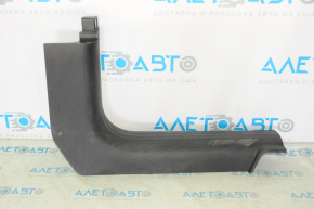 Jeep Cherokee KL 14-23 front right door sill trim, black, worn