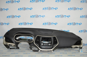 Torpedo front panel without AIRBAG Jeep Cherokee KL 14-23 black