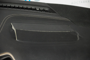Jeep Cherokee KL 14-23 black front dashboard without airbag, battered, scratches