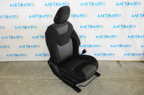 Jeep Cherokee KL 14-15 passenger seat without airbag, manual, black cloth with gray inserts