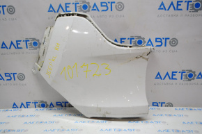 Jeep Cherokee KL 14-18 rear bumper, bare right side, white, cracked