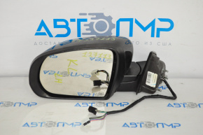 Left side mirror complete Jeep Cherokee KL 14-18 7+6 pins, turn signal, heating, backlight, black