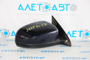Right side mirror complete Jeep Cherokee KL 14-18 5 pins, heated, blue