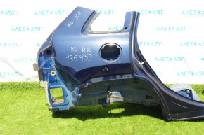 Quarter wing rear right Jeep Cherokee KL 14-18 blue, dent