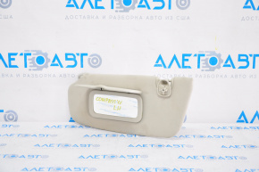 Left visor for Jeep Compass 11-16 gray