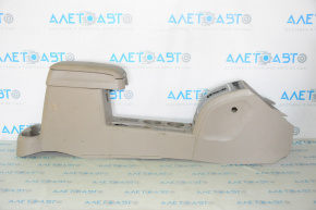 Console center armrest and cup holders Jeep Compass 11-16 brown, dirt