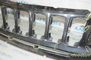 Bumper front bare upper part Jeep Compass 11-16 many cracks