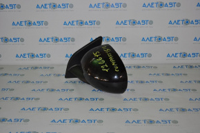 Left side mirror assembly Jeep Compass 11-15 heated, black