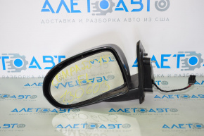 Left side mirror assembly Jeep Compass 11-15 5 pins, heated, structure