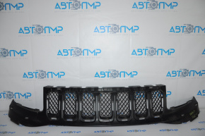 Jeep Compass 11-16 black radiator grille without inserts