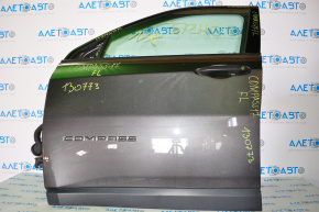 Bare front door left Jeep Compass 17-24 graphite