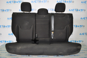Rear row of seats 2nd row Jeep Compass 17-18 cloth black, mold