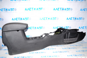 Console center armrest and cup holders Jeep Compass 17-17 leather black