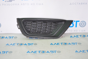Bumper grille right Jeep Compass 17-21 with molding structure without fog lights