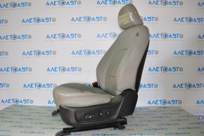 Driver's seat Kia Optima 11-15 without airbag, electric, heated, leather gray