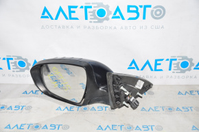 Left side mirror complete Kia Optima 11-13 6 pins, turn signal, blue