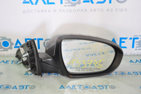 Side mirror right assembly Kia Optima 11-13 8 pins, turn signal, gray
