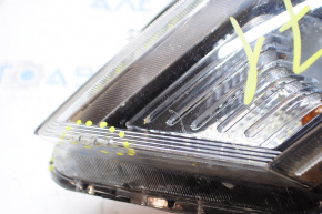 Headlight front right bare Kia Optima 16-18 dorest halogen without overlay cracks broken fastener