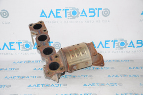 Exhaust manifold with catalytic converter for Kia Sorento 10-15 2.4, rusty