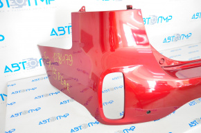 Rear bumper bare upper part Kia Sorento 14-15 rest for parking sensors