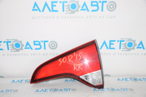 Lamp inner trunk lid right Kia Sorento 14-15 rest halogen