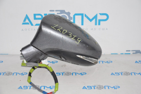 Left side mirror assembly Lexus CT200h 11-13 with rotation, graphite, 7 pins