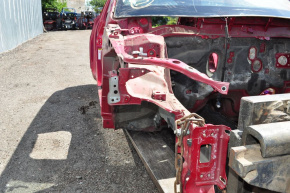 Front right quarter Lexus CT200h 11-17 red