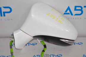 Left side mirror complete Lexus ES300h ES350 13-15 BSM, turn signal, white