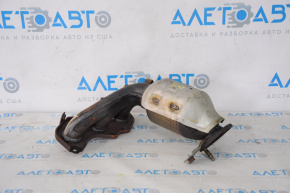 Lexus RX350 10-11 front exhaust manifold with catalytic converter, rusty
