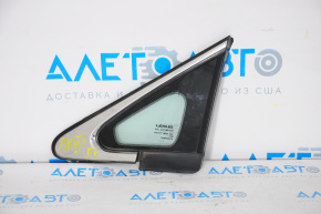 Front left window with blind glass for Lexus RX350 RX450h 10-15 chrome