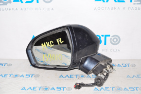 Left side mirror complete Lincoln MKC 15-19 16 pins, BSM, auto-dimming, turn signal, black
