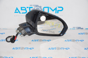 Right side mirror assembly for Lincoln MKC 15-19, 14 pins, BSM, turn signal, heated, graphite