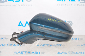 Lincoln MKX 16-18 Left Side Mirror Assembly, 16-18 Pins, BSM, Auto-Dimming, Turn Signal, Blue