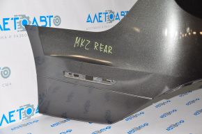 Bare rear bumper Lincoln MKZ 13-20 upper part for parking sensors
