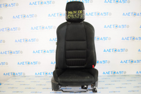 Passenger seat Mazda 6 13-17 without airbag, cloth black, for dry cleaning