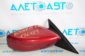 Side mirror right complete Nissan Altima 13-18 3 pins, red