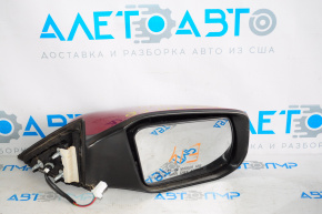 Side mirror right complete Nissan Altima 13-18 3 pins, red