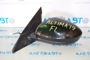 Side mirror left complete Nissan Altima 19-24 black